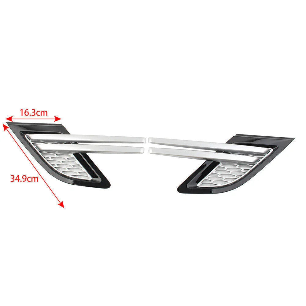 Silver Front Fender Air Vents for Land Rover Range Rover Sport (2014-2017)