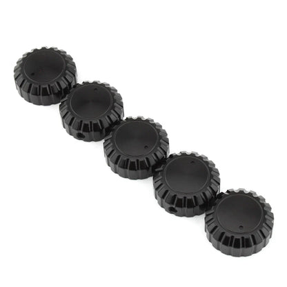 5Pcs Black Aluminum Radio Knobs for Honda GL1500 Goldwing (1988-2000)