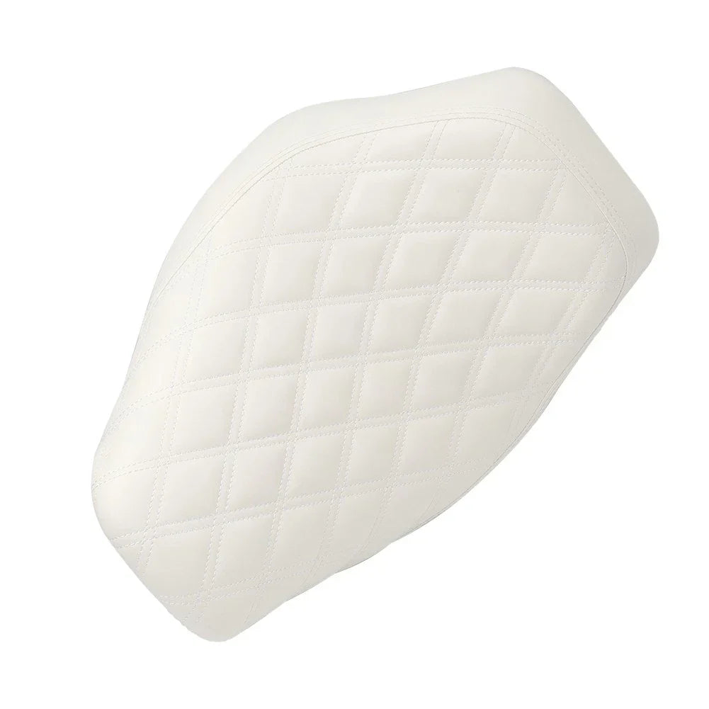 Driver Seat Cushion for Harley Heritage Softail FLSTC (2006-2017) White