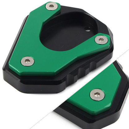 Green Foot Stand Side Extension Plate for KAWASAKI Ninja 400, Versys 650 (2018-2023)