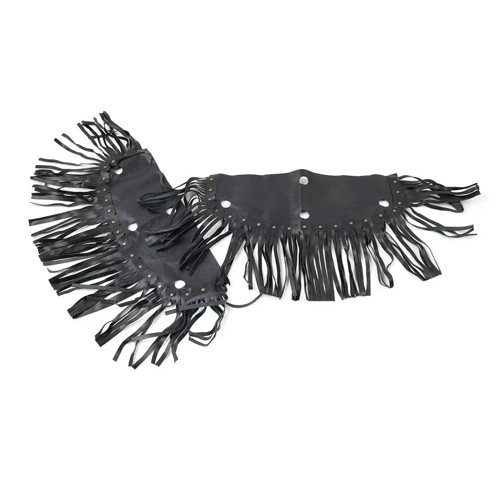 Front Rider Floorboard Fringe Covers for Honda, Yamaha, Harley