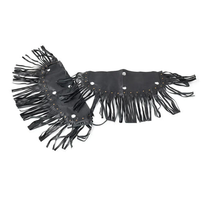 Front Rider Floorboard Fringe Covers for Honda, Yamaha, Harley