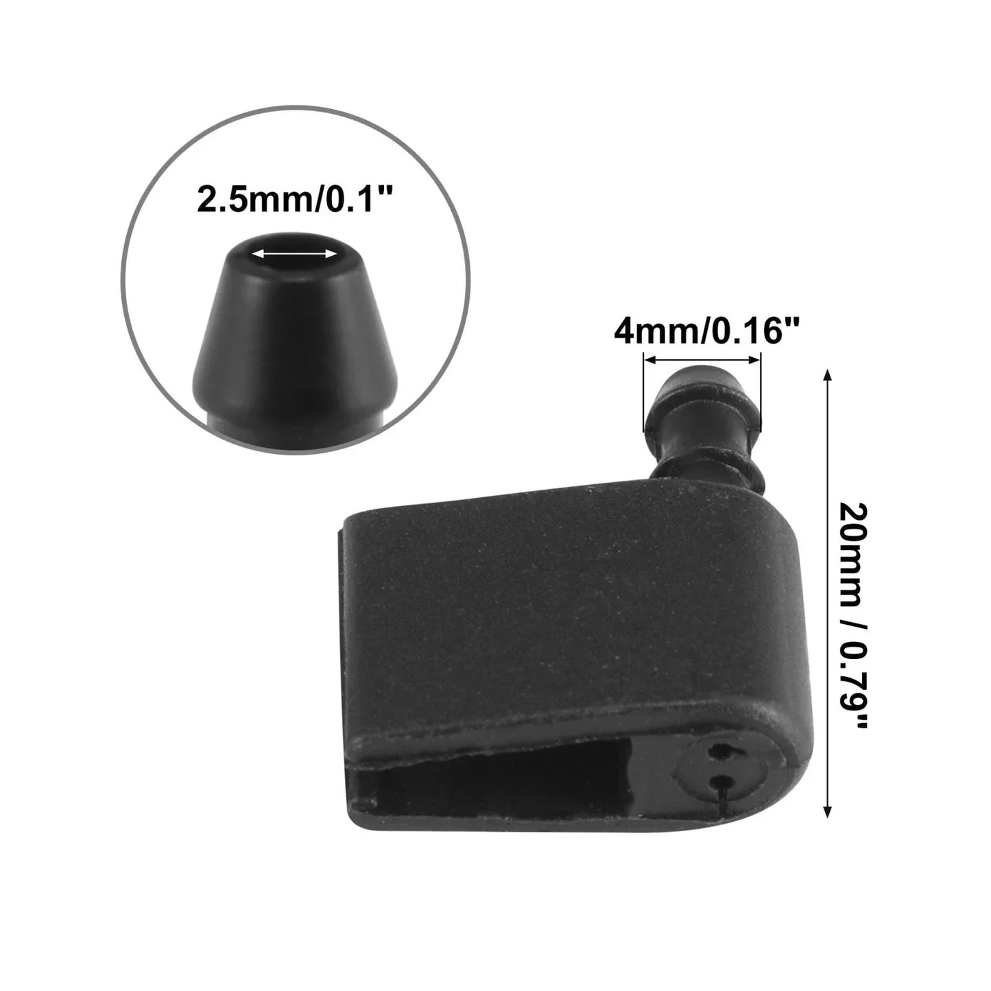 2 x Front Windshield Washer Nozzles for Mercedes-Benz Sprinter 3500 (2010-2018)