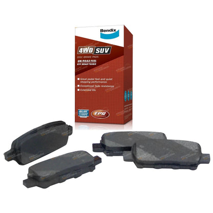 4WD Rear Disc Brake Pads Set for Nissan Stagea M35 V6 2.5L (2001-2007)