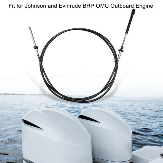 12FT Remote Control Cables for Johnson Evinrude Watercraft Engine