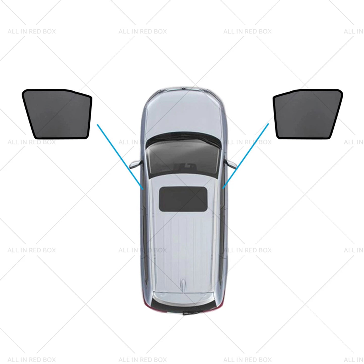 Magnetic Mesh Sun Blind Shades for Nissan Qashqai J11 (2014-2023)
