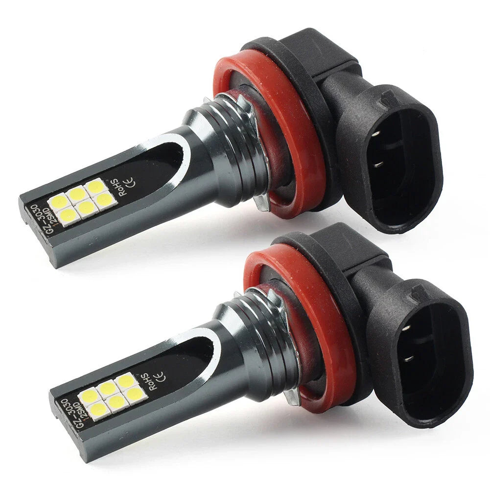 H11 LED Light Bulbs Super Bright White for Car