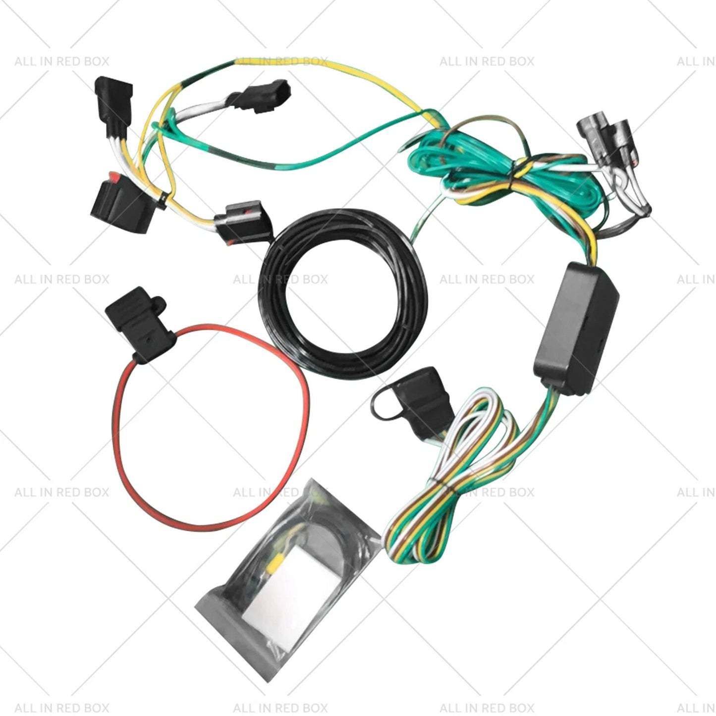 Harness W/4-Way Flat Trailer Connector for Jeep Grand Cherokee (2014-2021)