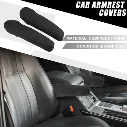 Car Armrest Covers for Honda Odyssey (2000-2011) - 1 Pair, Black