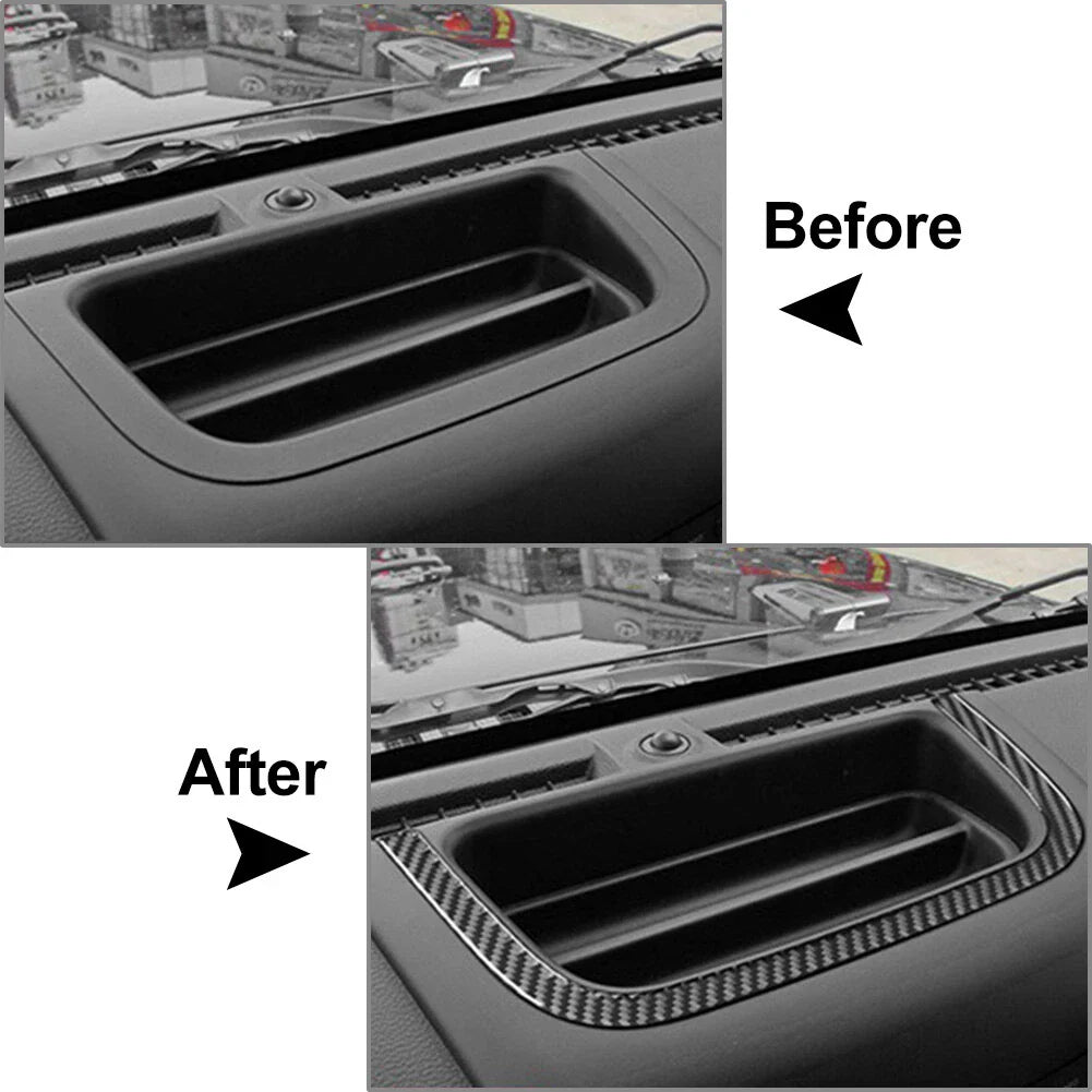 Black Dashboard Storage Box Cover for Jeep Wrangler JK (2011-2017)