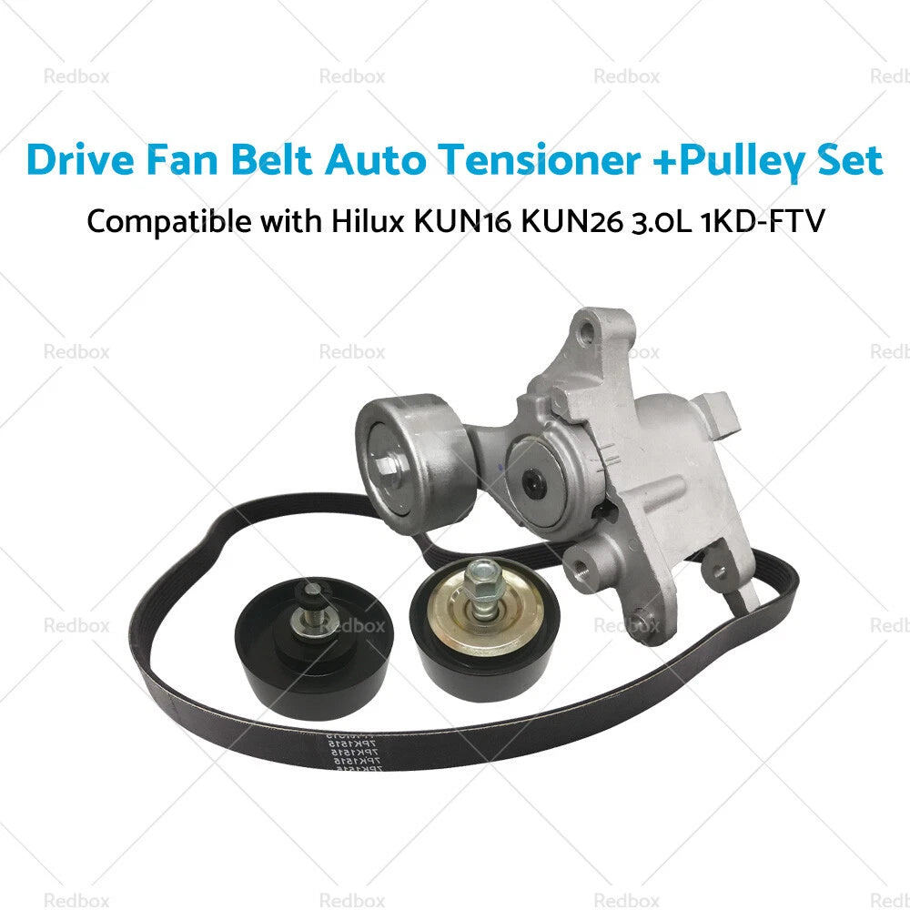 Drive Fan Belt Auto Tensioner Pulley for Toyota Hilux KUN16 KUN26 (2005-2015)