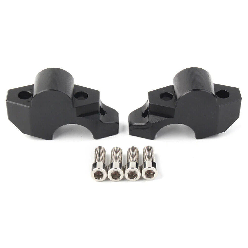 Black Motorcycle Handlebar Riser Clamp for Honda XADV 750 (2017-2019)