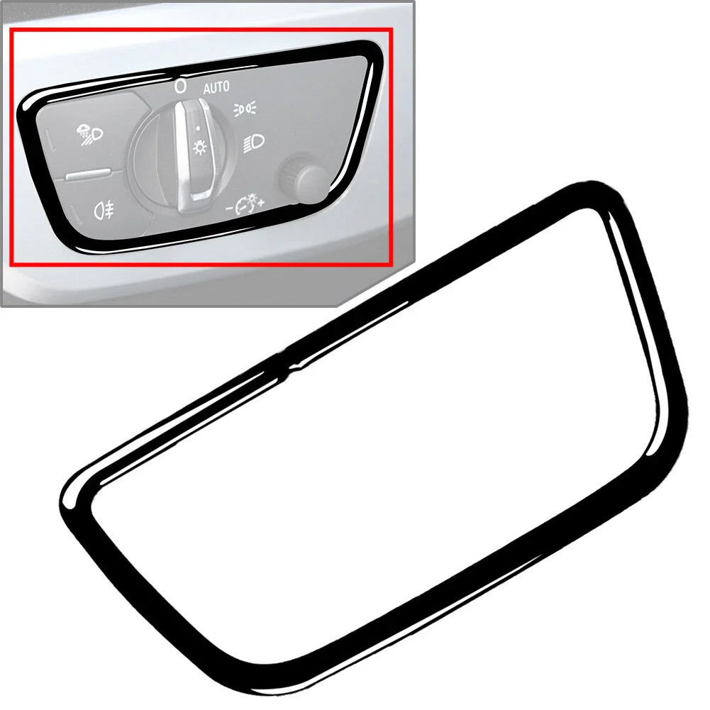 Headlight Switch Button Panel Cover Trim for Audi A4 A5 S4 RS4 Q5 Q7 SQ5 (2017-2023)
