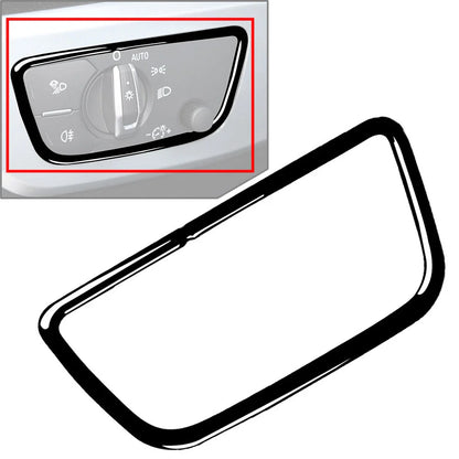 Headlight Switch Button Panel Cover Trim for Audi A4 A5 S4 RS4 Q5 Q7 SQ5 (2017-2023)