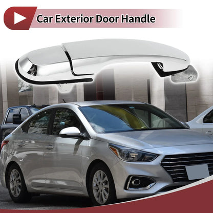 Car Door Handle Grip for Hyundai Tucson Front Right (2016-2023) Silver Tone