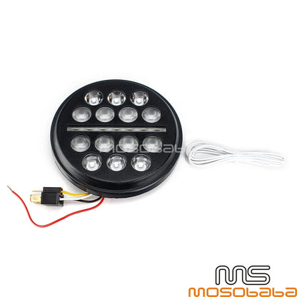 5.75'' LED Projection Headlight for Harley Dyna Softail Sportster (2004-2023)