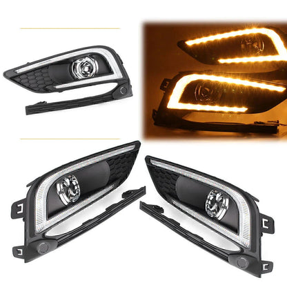 Pair LED Daytime Running Fog Lights for Chevrolet Cruze (2016-2017)