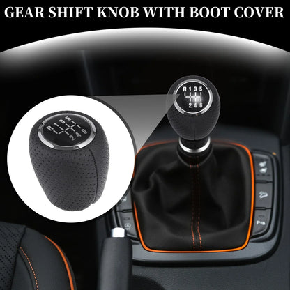 6 Speed Manual Gear Shift Knob for Chevrolet Cruze (2008-2012) Black Plastic
