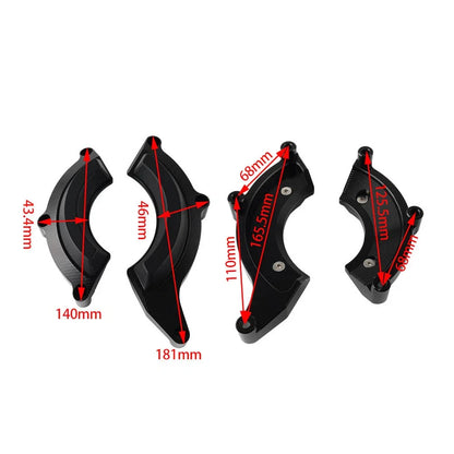 Engine Case Slider Crash Protector for Kawasaki Z900 (2019-2020) Red