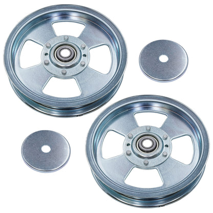 Deck Flat Idler Pulleys Replacement Kit for Simplicity Courier XT (2005–2009)