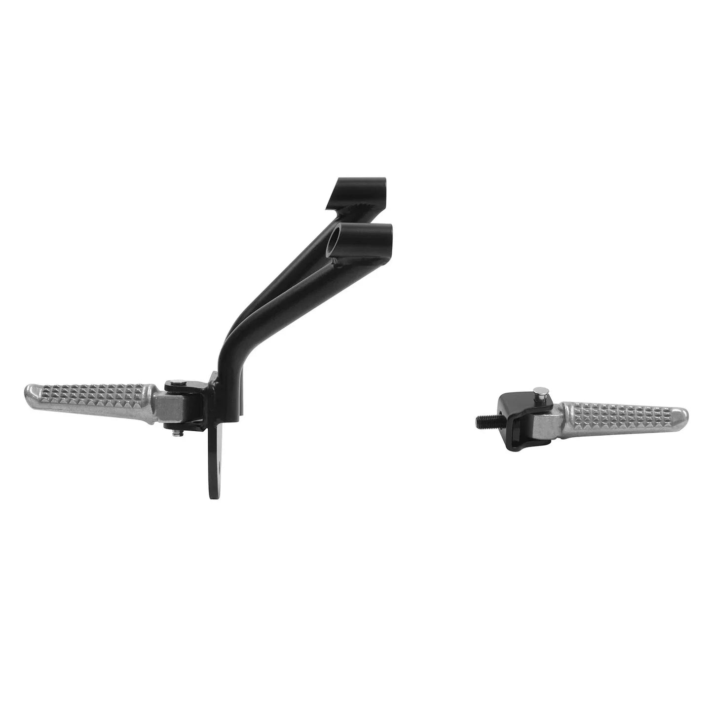 Black Passenger Footpegs Footrests for Honda Rebel CMX300 CMX500 (2017-2025)