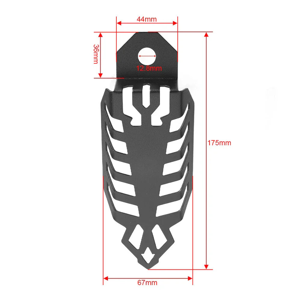 Universal Fork Dust Shock Absorber Spring Covers for Motorcycle ATV Red