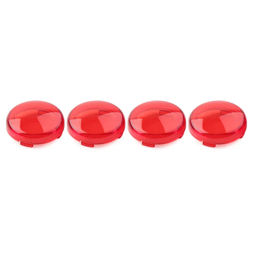4 x Turn Signal Lens Light Covers for Harley Touring Softail Dyna