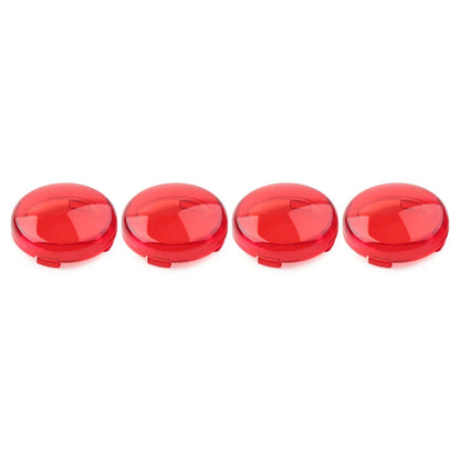 4 x Turn Signal Lens Light Covers for Harley Touring Softail Dyna
