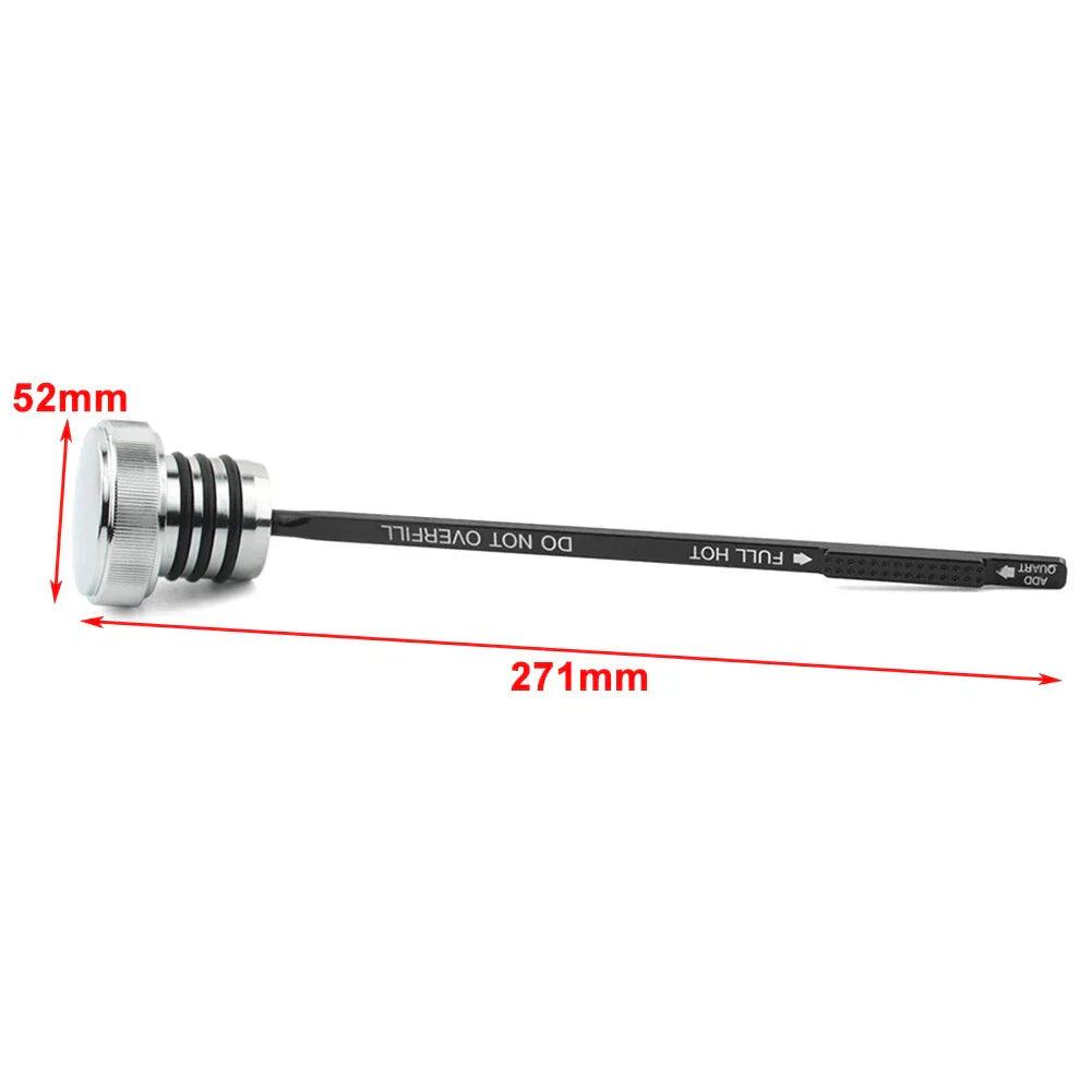 Chrome Oil Dipstick for Harley FXD FXDX FXDL Dyna (1999-2005)
