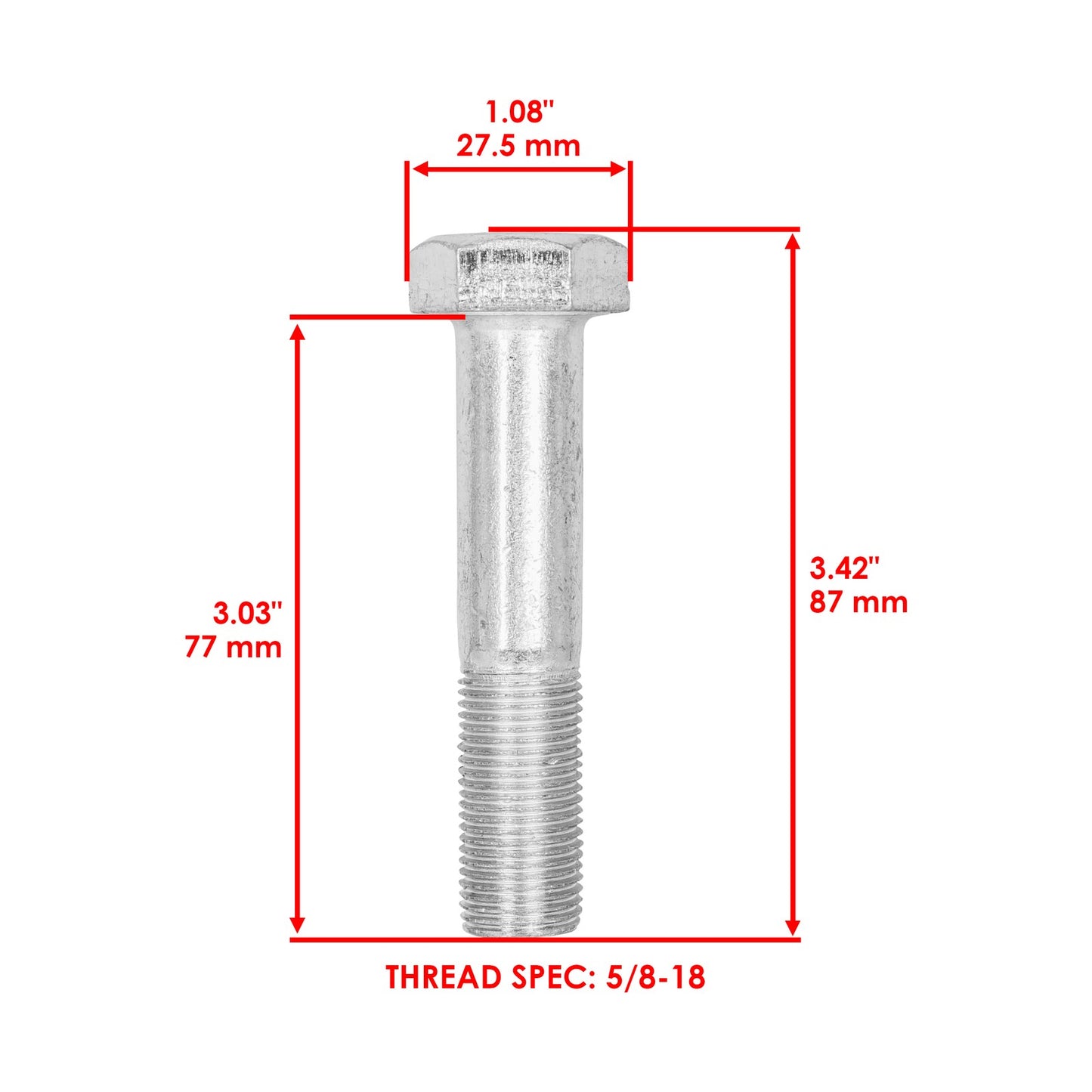Deck Blade 60 Inch Replacement with Bolts for Dixie Chopper Classic 3060HP (2008–2011)