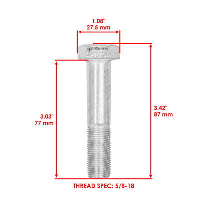 Deck Blade 60 Inch Replacement with Bolts for Dixie Chopper Classic 3060HP (2008–2011)