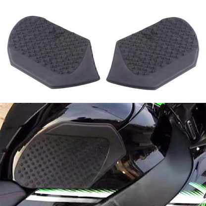 Gas Tank Knee Grip Decal Pad Black for Kawasaki Ninja ZX10R (2011-2014)