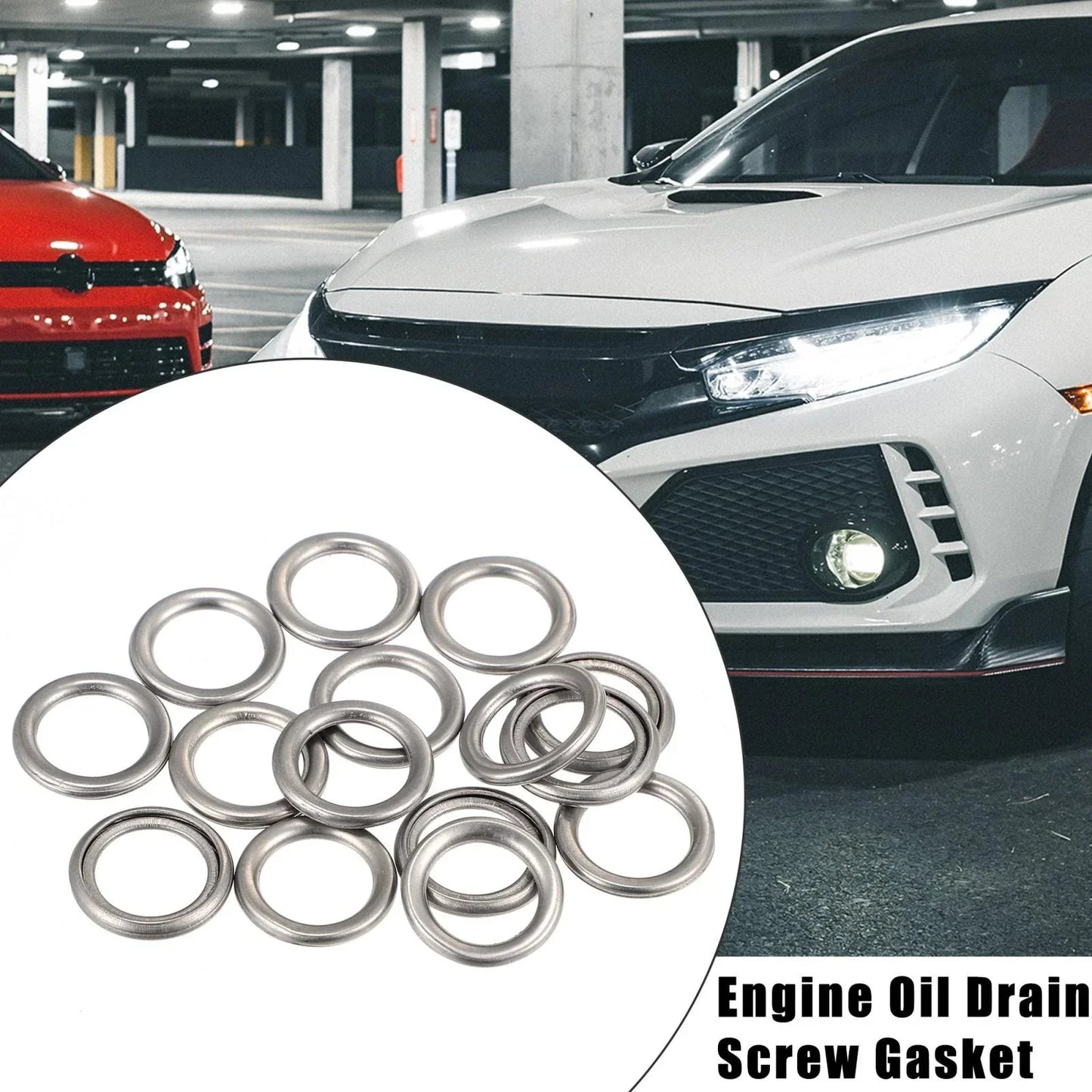 15 x Engine Oil Drain Screw Gaskets M12 for Toyota Tacoma (2009-2019)