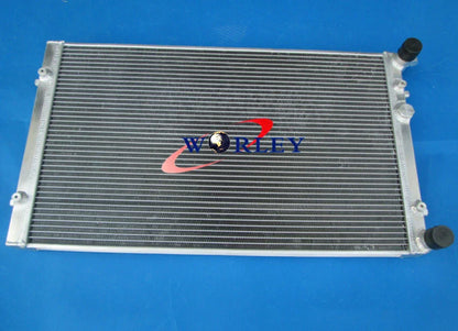 Aluminum Radiator & Fan for VW Golf MT Turbo MK4 (1999-2002)