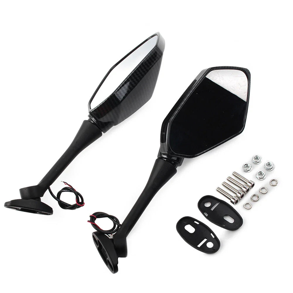 LED Turn Signal Side Mirrors for Honda CBR600RR CBR1000RR (2004-2007)