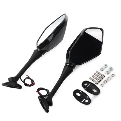 LED Turn Signal Side Mirrors for Honda CBR600RR CBR1000RR (2004-2007)