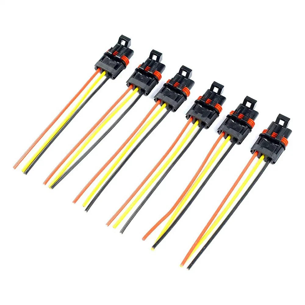 6Pcs Pulse Power Plug Pigtail Connector for Polaris Ranger XP 1000 (2017-2023)