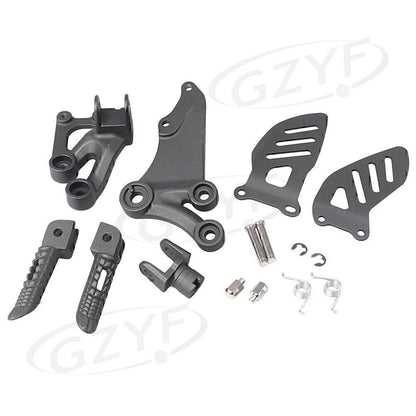Alloy Rider Front Foot Pegs for Suzuki GSXR600 GSXR750 (2006-2010) Black
