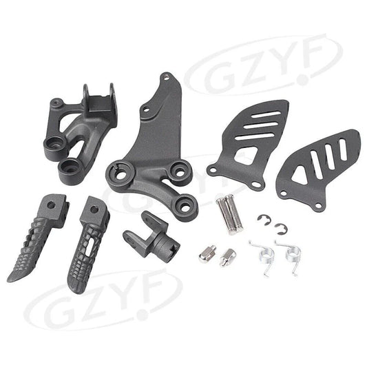 Alloy Rider Front Foot Pegs for Suzuki GSXR600 GSXR750 (2006-2010) Black