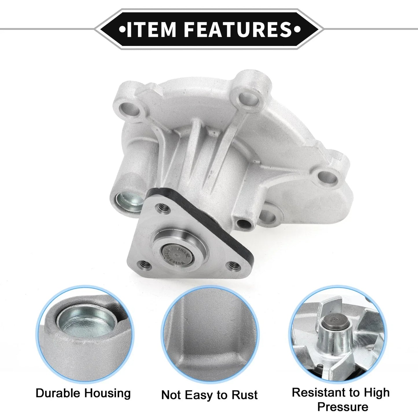 Water Pump with Gasket Kit for Hyundai Sonata (2011-2014)