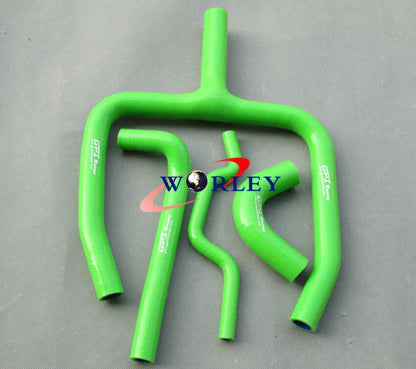 Silicone Radiator Y Hose Blue for Kawasaki KXF 250 KX250F (2009-2016)