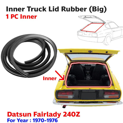 Trunk Lid Luggage Seal Inner Fits Datsun Fairlady 240Z S30 2D Coupe 1970-73 D06