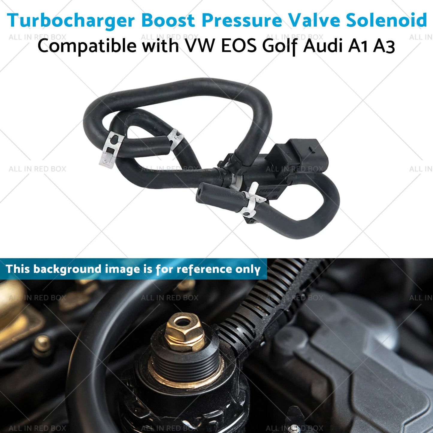 Turbocharger Boost Pressure Valve for VW Golf, EOS, Audi A1, A3 (2006-2023)
