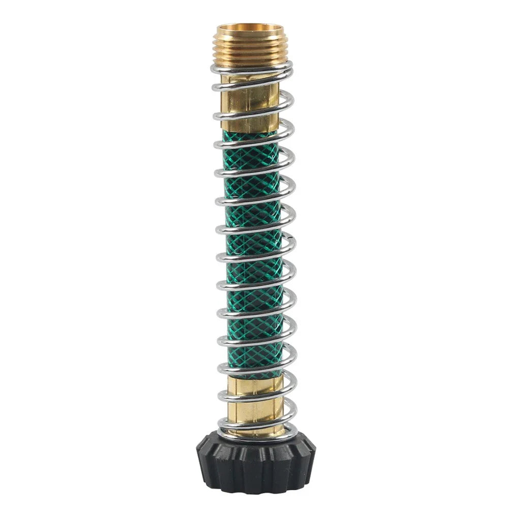 3/4" Hose Splitter Connector for Garden Hose - Coiled Spring Protector