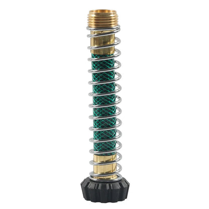 3/4" Hose Splitter Connector for Garden Hose - Coiled Spring Protector