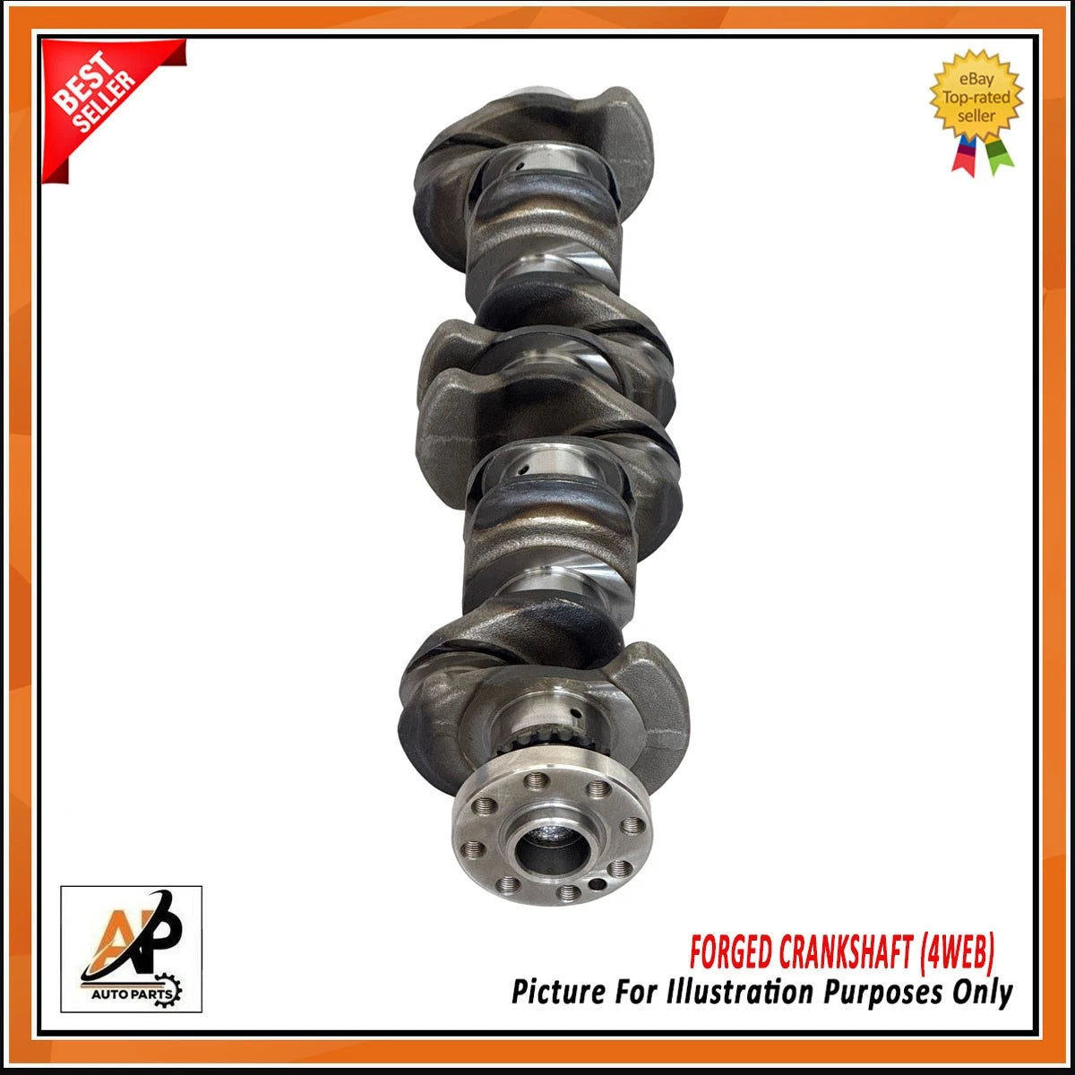 Forged Crankshaft Heavy Duty Replacement for BMW N57 3.0 Diesel (2010–2019)