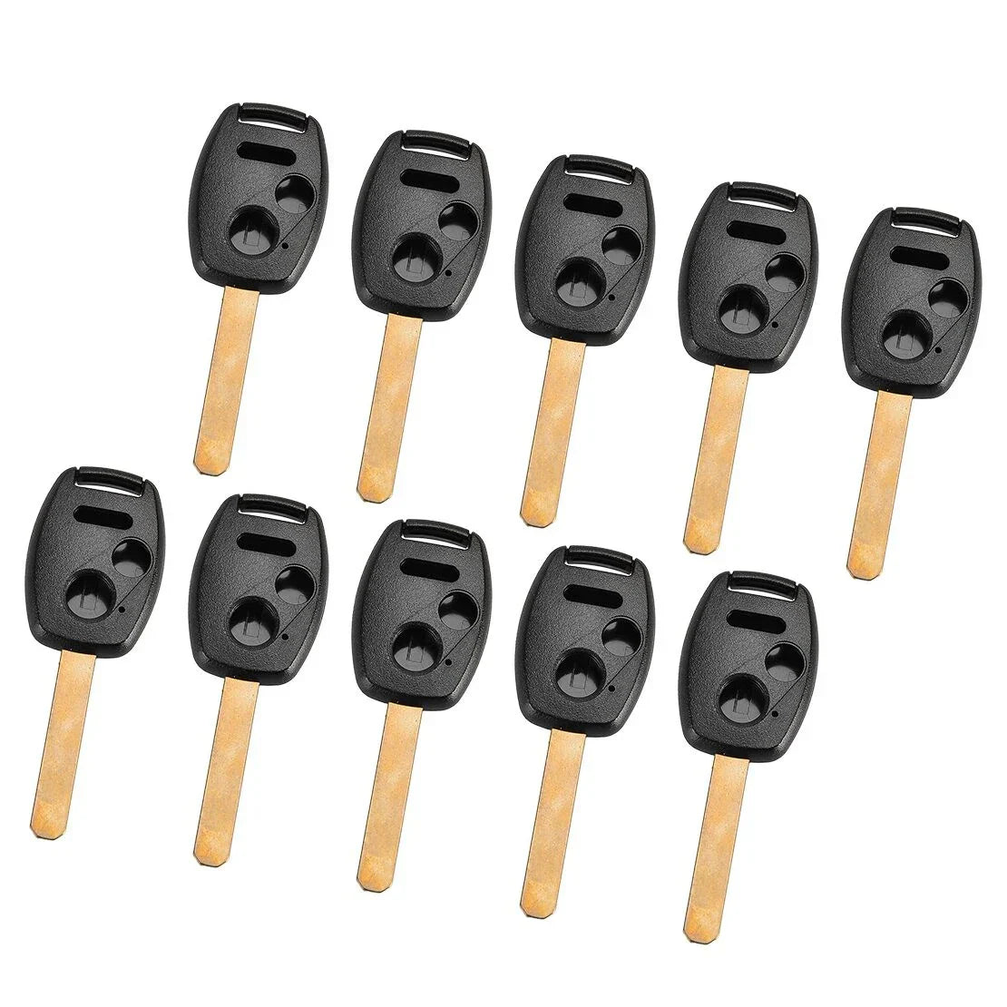10 x 2+1 Button Remote Key Shell Case for Honda Pilot Civic CR-V (2001-2023)