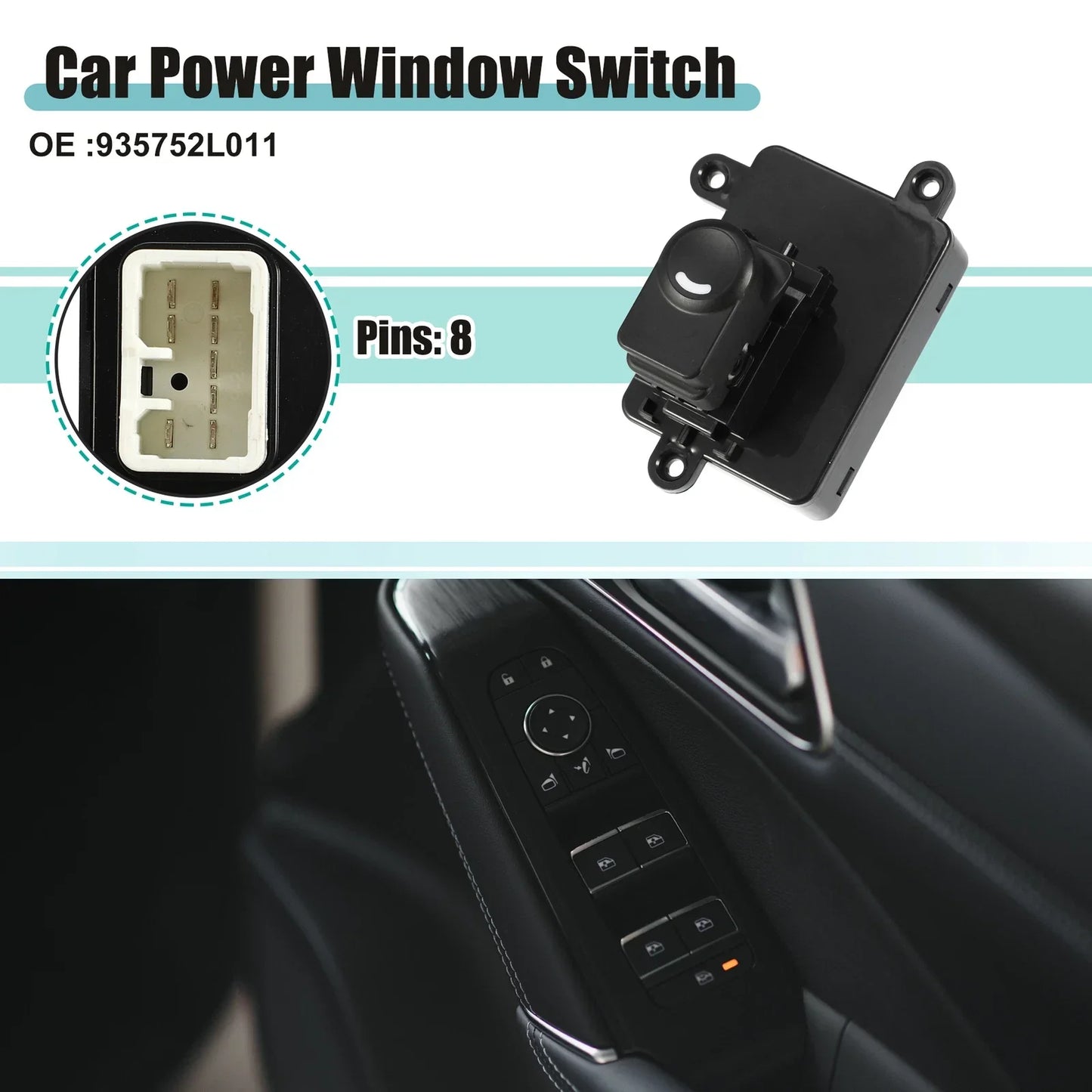Master Power Window Switch for Hyundai I30 I30cw (2007-2012)