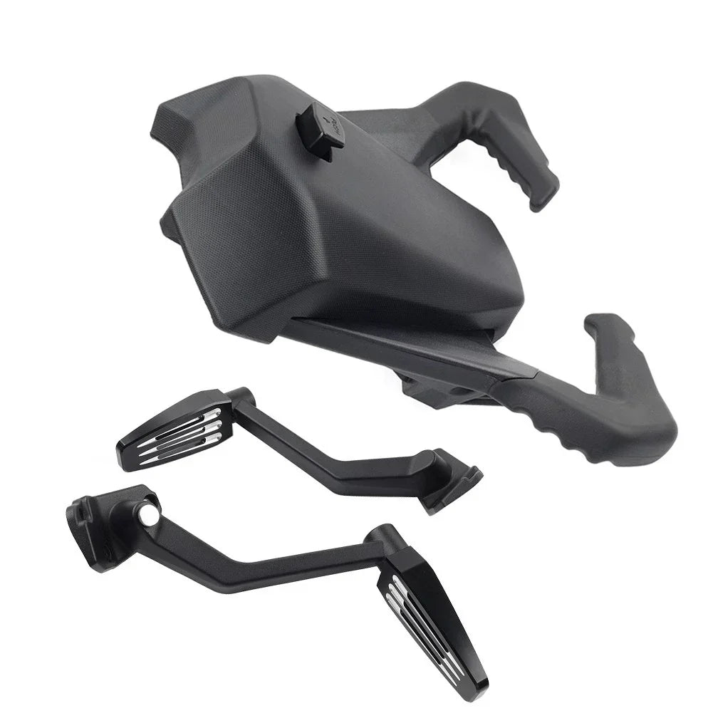 Black Rear Passenger Foot Pegs for Can-Am Ryker 600 900 (2019-2024)