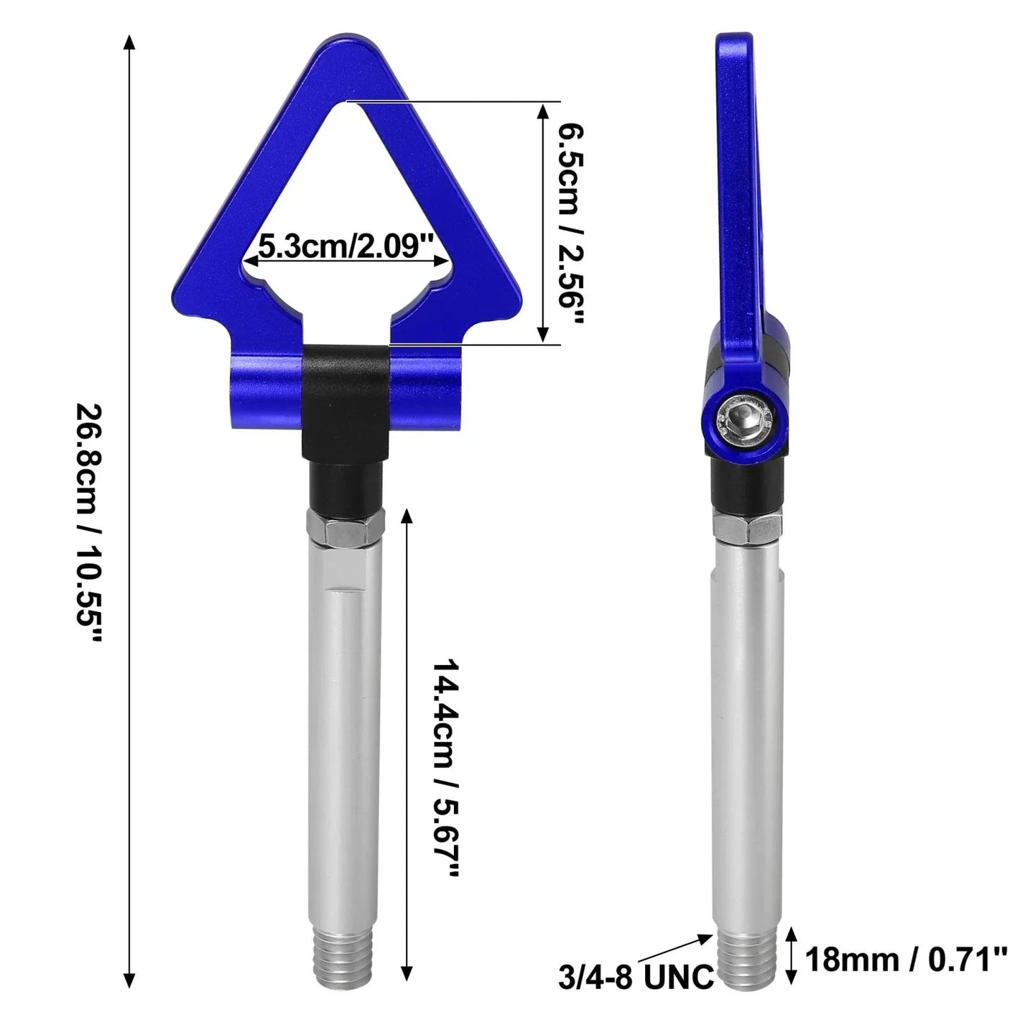 Blue Triangle Shape Tow Hook Screw for Lexus IS IS250 IS350 (2006-2013)